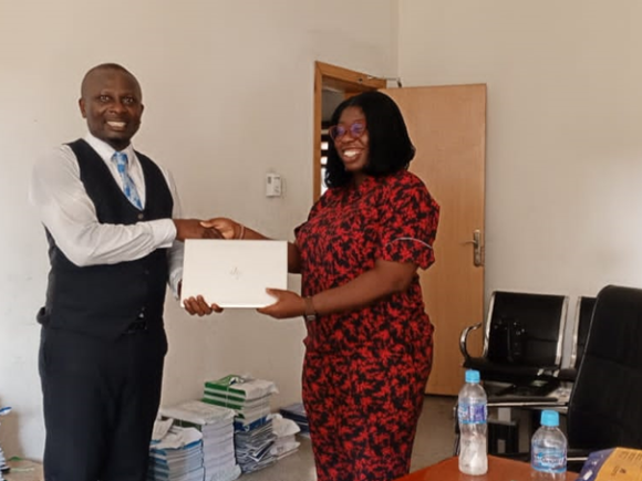 Afasule Foundation donates laptops to the Department of Animal and Environmental Biology at the University of Port Harcourt to enhance student learning and research.